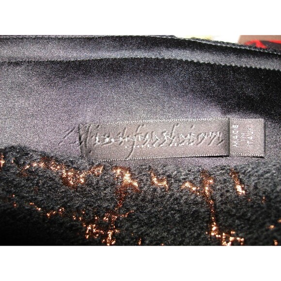 $4290 NWY DONNA KARAN Black Copper Alpaca Wool Jacket Skirt Suit 8 - Picture 6 of 6